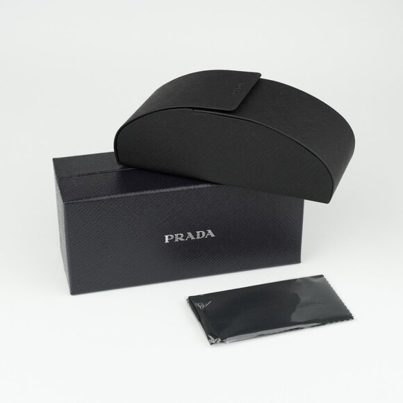 Prada Women Eyeglasses Gold Rectangle PRB50V 5AK1O1 NEW AUTHENTIC - Picture 10 of 10